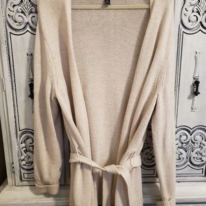 Gap 2x cream wrap sweater